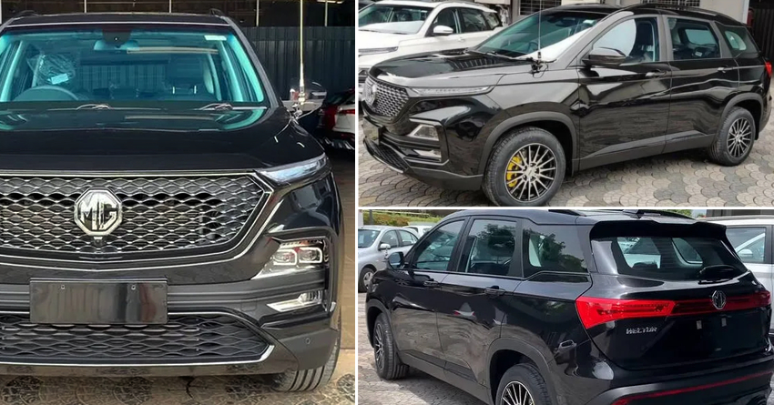 Dealer-Modified MG Hector SUV Gets All-Black Treatment