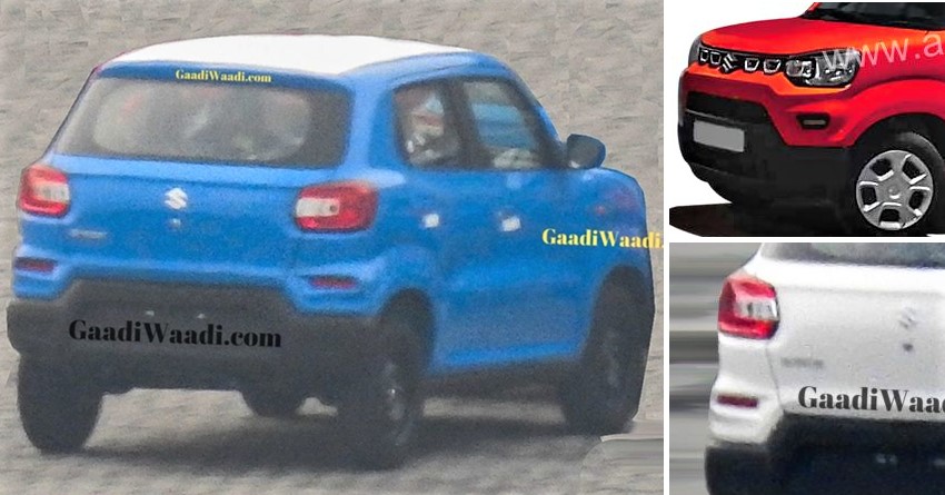 Maruti Suzuki S-Presso Rear Design and Variant Details Leaked