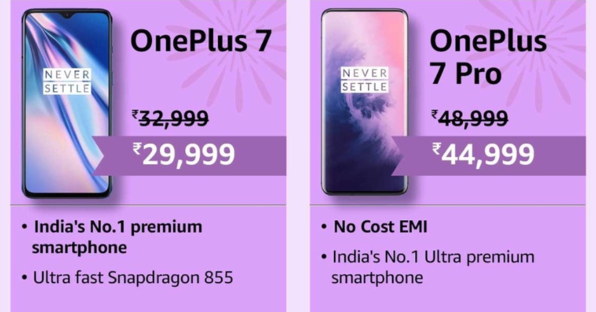 OnePlus 7 and OnePlus 7 Pro Get Limited Period Price Cuts in India