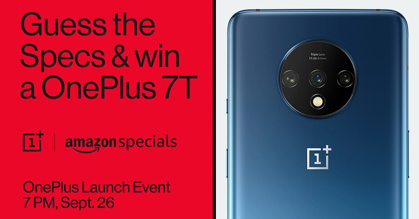 OnePlus 7T Listed on Amazon India; Guess the Specs & Win OnePlus 7T