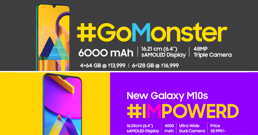 Samsung Galaxy M10s and Galaxy M30s Launched in India