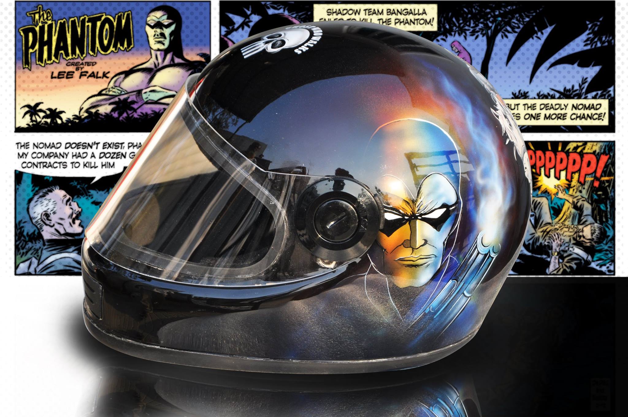 Top 10 Helmets by EIMOR - Black Panther, Breathe, The Lady Rider, Phantom, Captain America & More! - midground