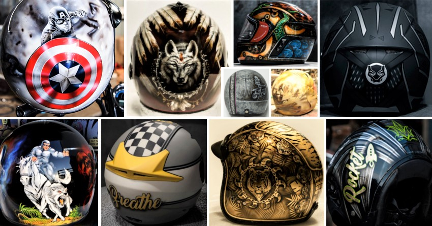Top 10 Best Ever Hand-Painted Helmets