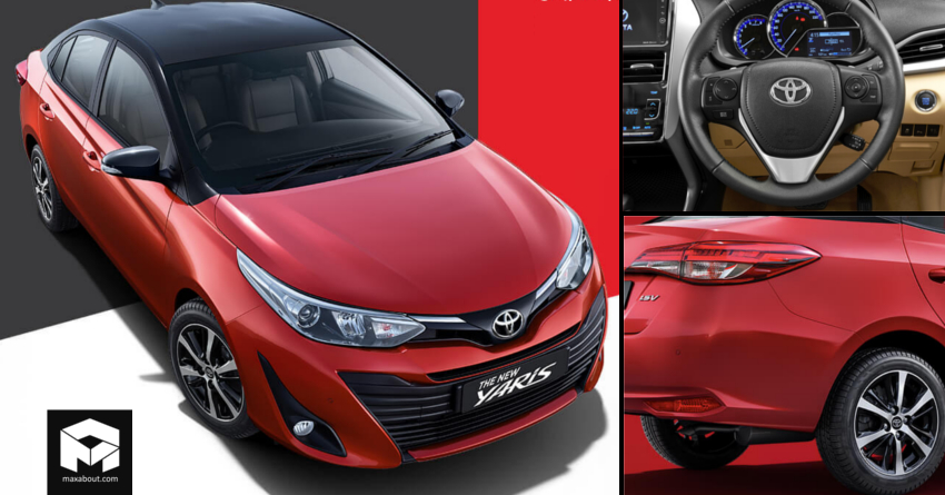 Updated Toyota Yaris Sedan Launched in India @ INR 8.65 lakh