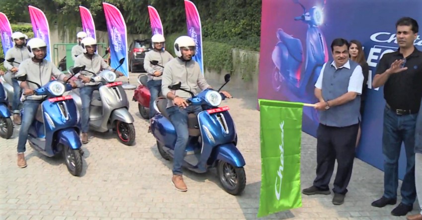 Bajaj Chetak Electric Scooter Officially Unveiled in India