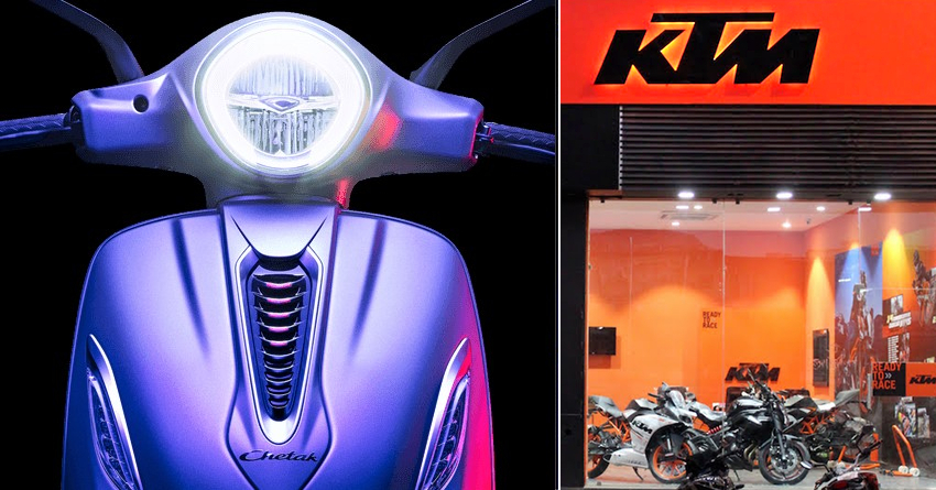 New Bajaj Chetak KTM Showrooms