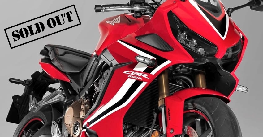 Honda CBR650R Sold Out in India; Bookings on Hold
