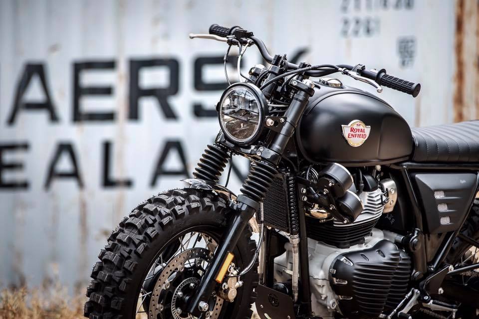 650cc Royal Enfield Inter Scrambler Quick Details and Photo Gallery - front
