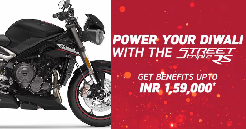 Triumph Street Triple RS Available with Benefits of up to INR 1.59 Lakh