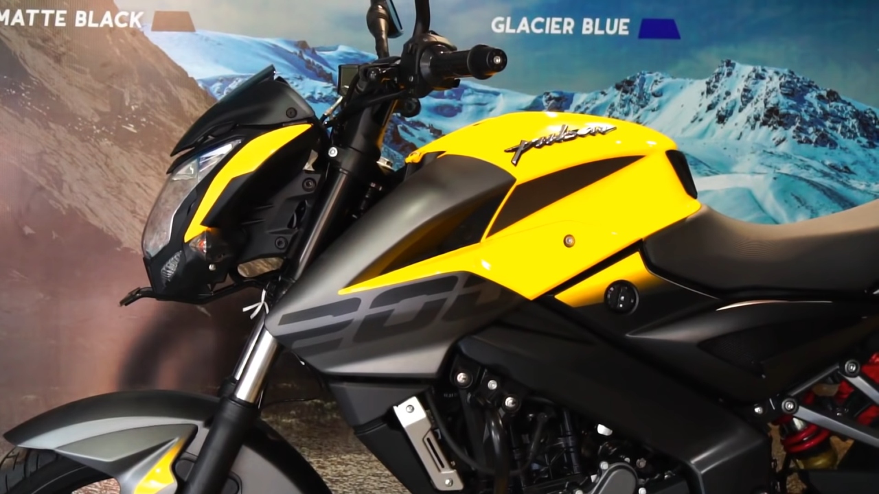 Is Bajaj Auto Planning to Relaunch the Fiery Yellow Pulsar NS200 in India? - close up