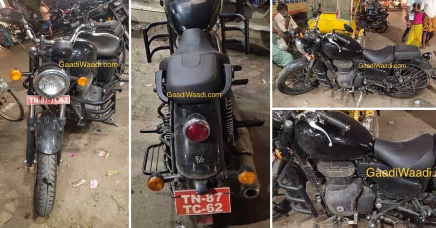 2020 Royal Enfield Thunderbird Spotted Undisguised [New Photos]