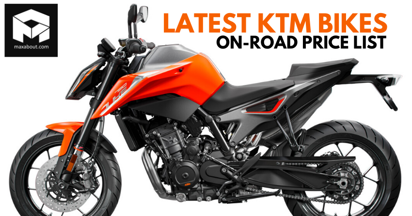 Latest KTM Bikes On-Road Price List
