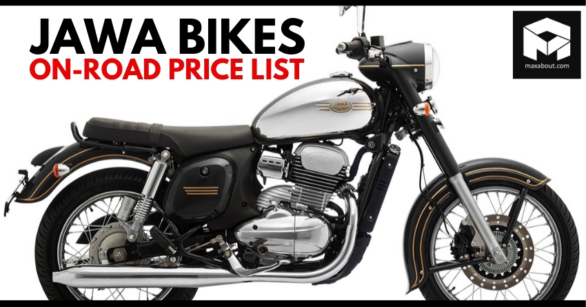 Detailed On-Road Price List of Latest Jawa Motorcycles