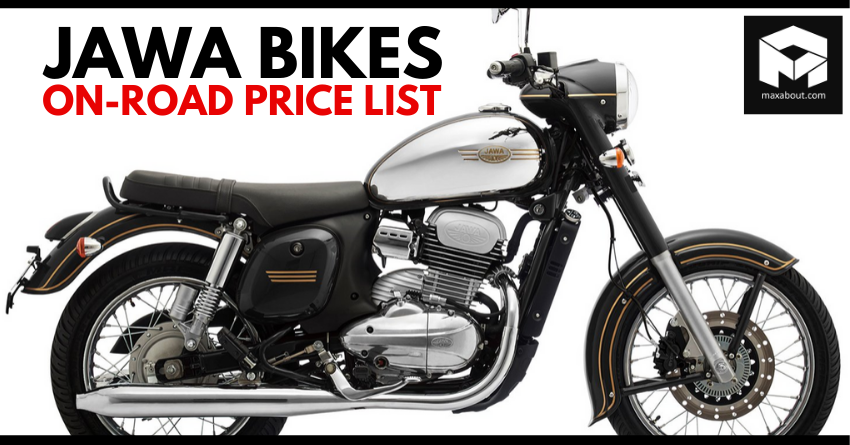 Jawa Motorcycles On-Road Price List