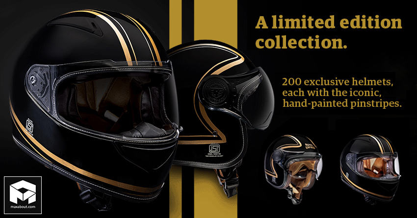 Royal Enfield Launches Limited Edition Pinstriped Helmets in India