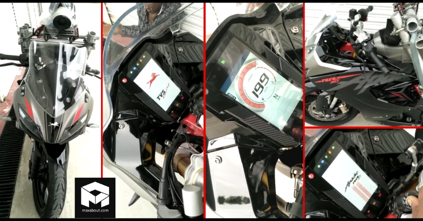 Exclusive Videos: 2020 TVS Apache RR 310 Instrument Console Leaked