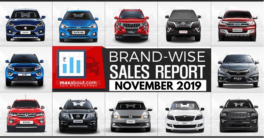 Latest Brand-Wise Car Sales Report (November 2019)