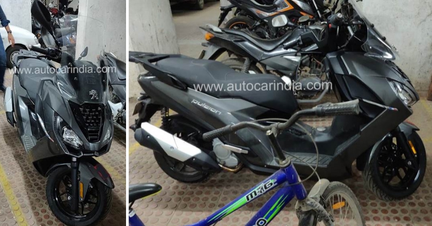 125cc Peugeot Pulsion Maxi-Scooter Spotted in India