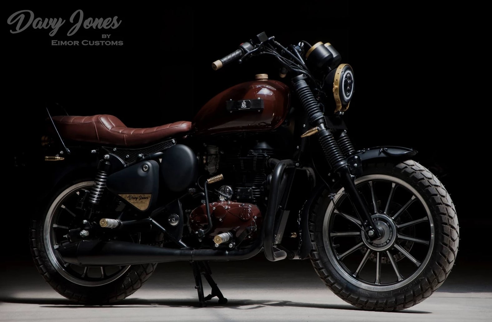 EIMOR Royal Enfield TB 350 Davy Jones Edition Details and Photos - top