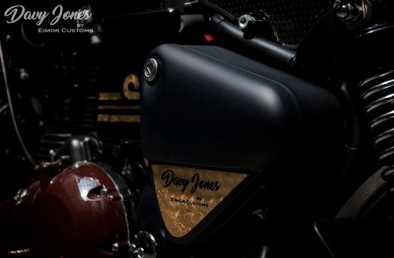EIMOR Royal Enfield TB 350 Davy Jones Edition Details and Photos - side