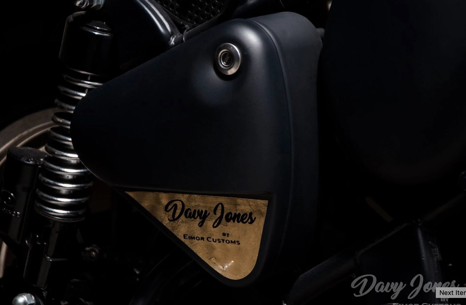 EIMOR Royal Enfield TB 350 Davy Jones Edition Details and Photos - landscape