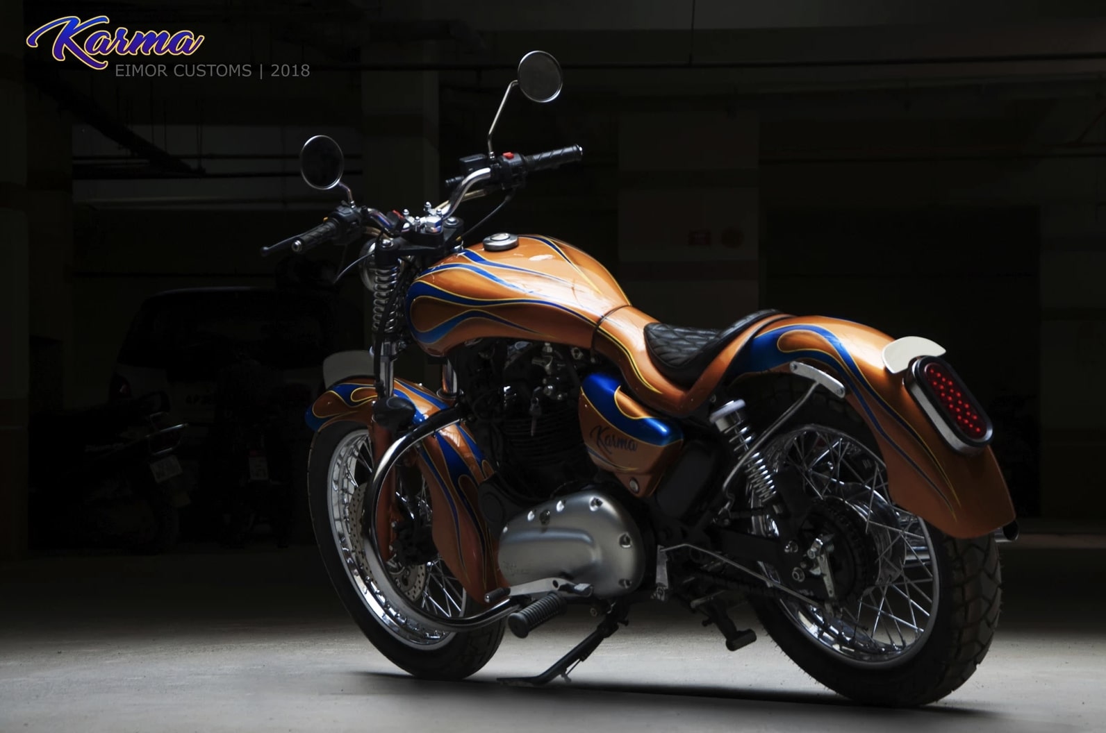 Meet Karma 350 - Based on the Royal Enfield Thunderbird Motorcycle - image