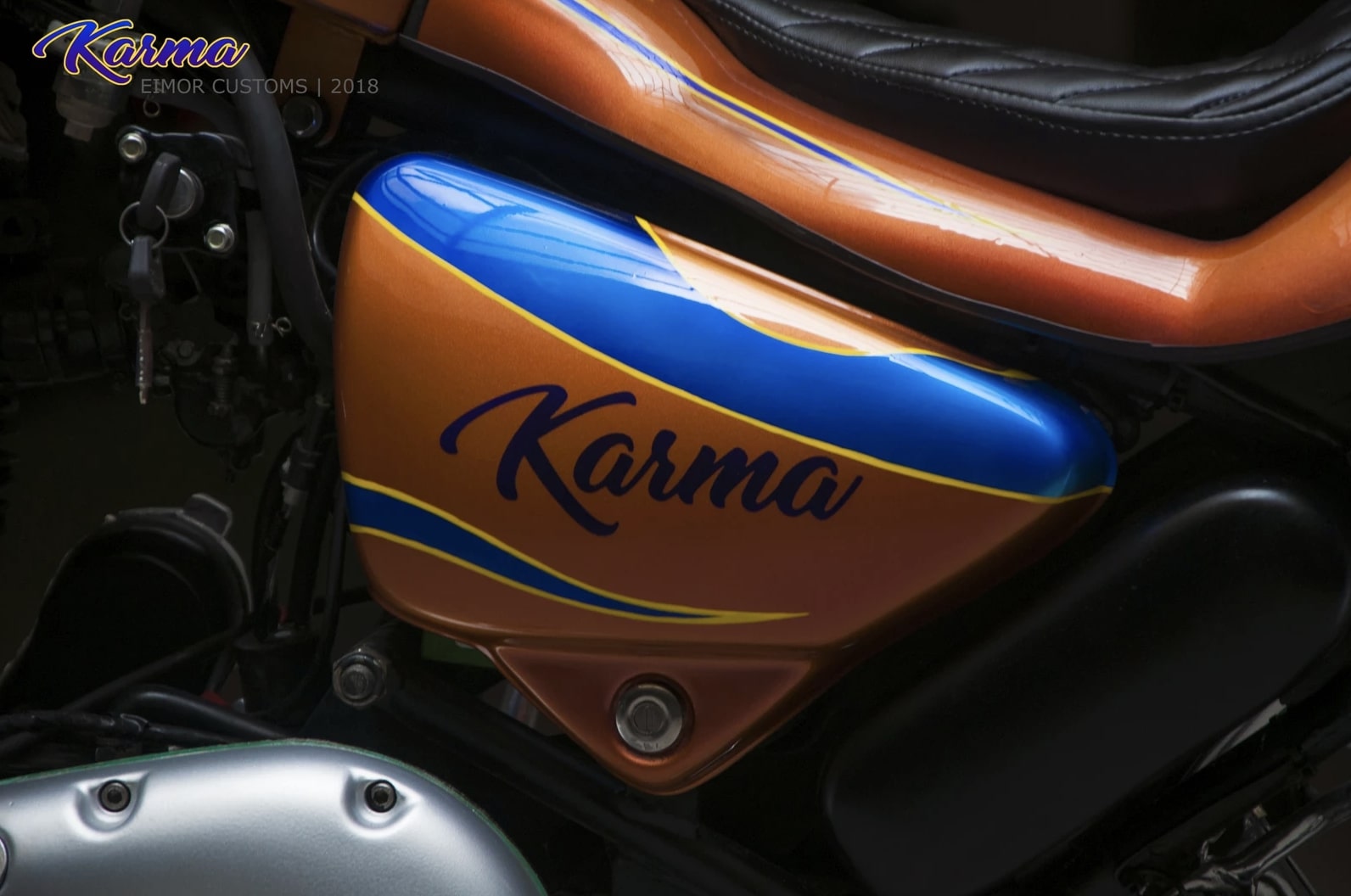 Meet Karma 350 - Based on the Royal Enfield Thunderbird Motorcycle - snap