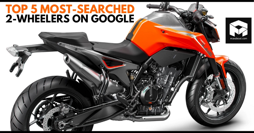 Top 5 Most-Searched 2-Wheelers on Google India in 2019