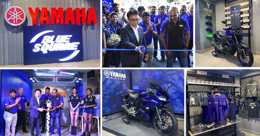 India's First Yamaha Blue Square Showroom Inaugurated in Chennai