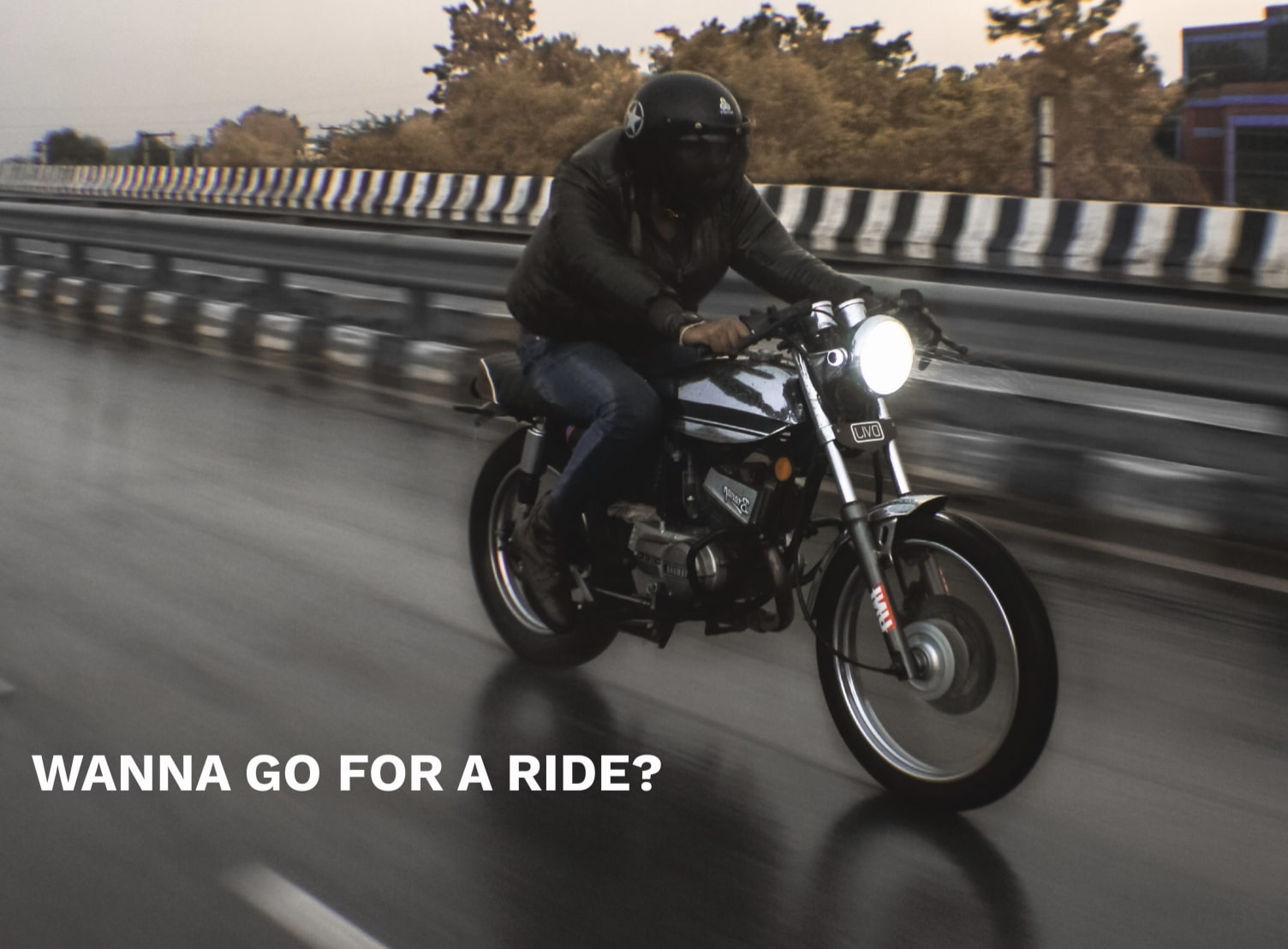 Meet Yamaha RX 100 DVIJ Cafe Racer by Akshat Sharma - back