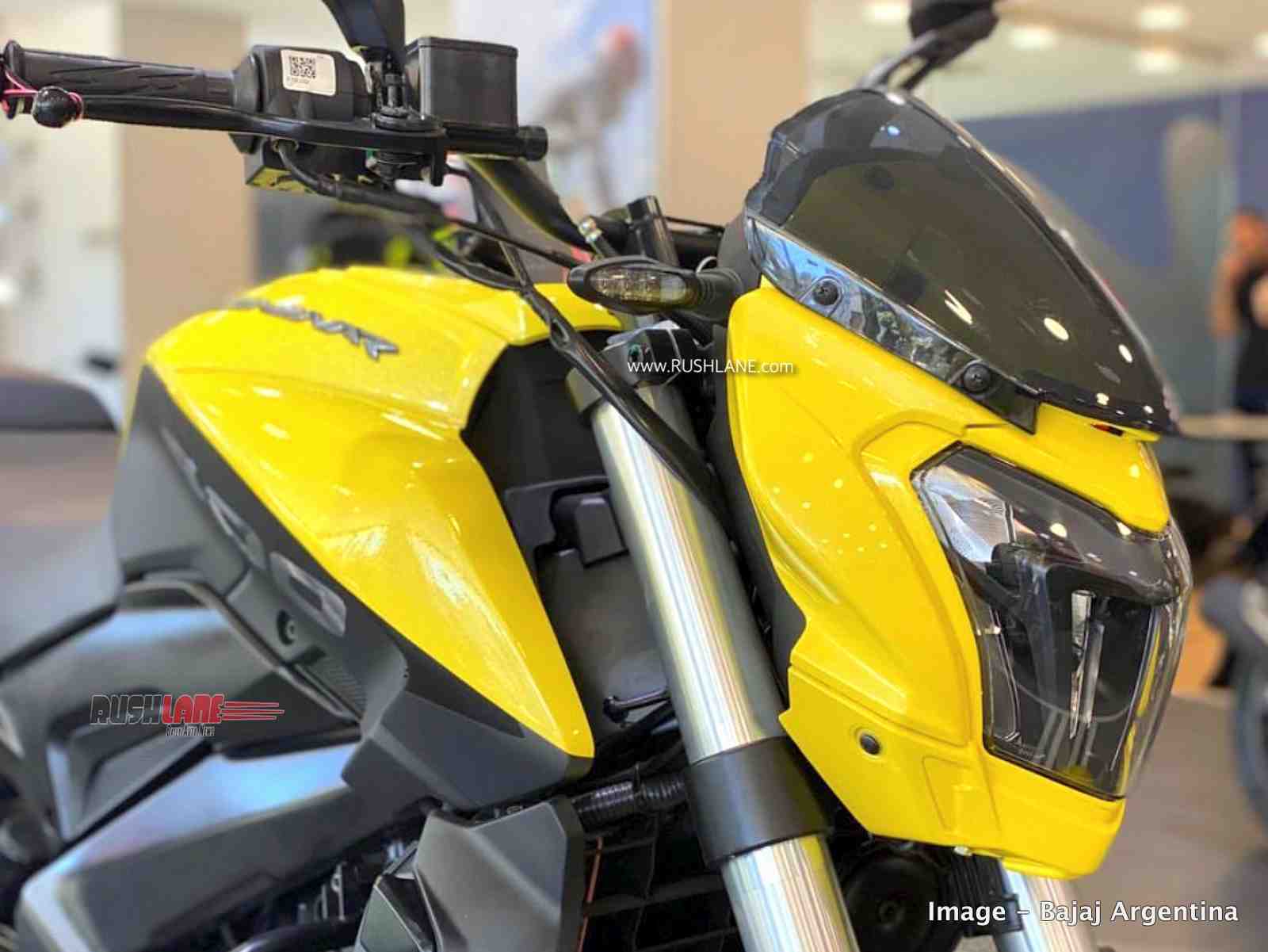 Customized Yellow Bajaj Dominar 400