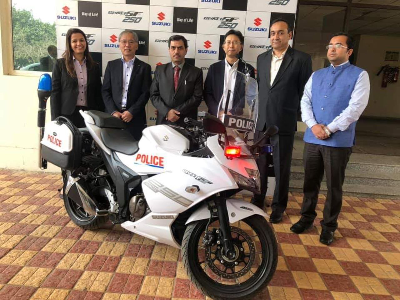 Gurugram Police Suzuki Gixxer SF 250