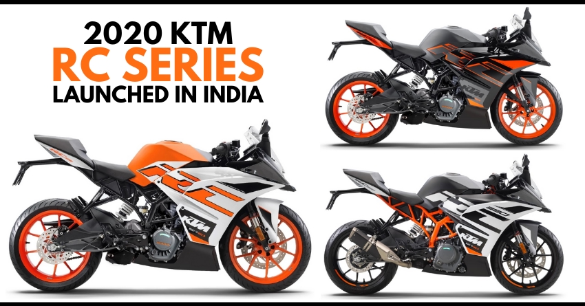 2020 KTM RC Series Launched in India; New Price List Revealed
