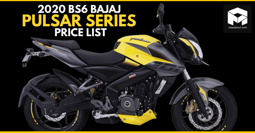 2020 Price List of Bajaj Pulsar Series in India [Full BS6 Lineup]