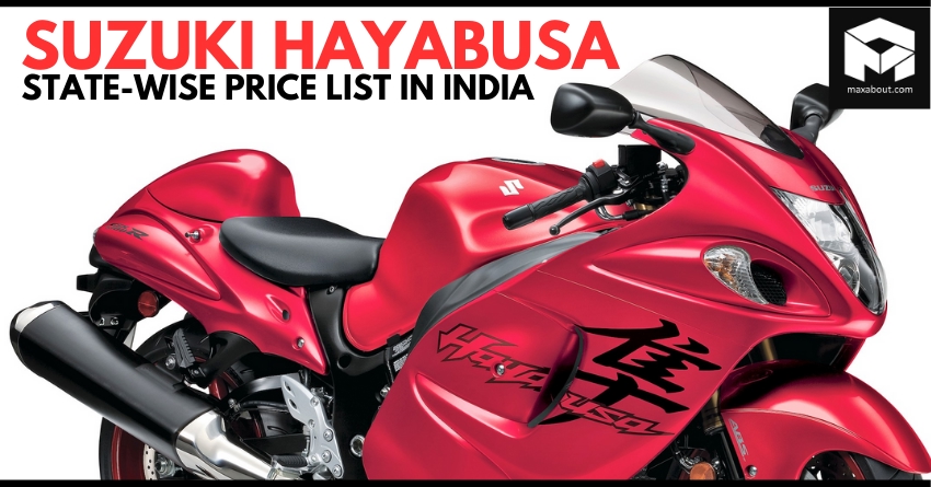 2020 Suzuki Hayabusa State-Wise Price List in India
