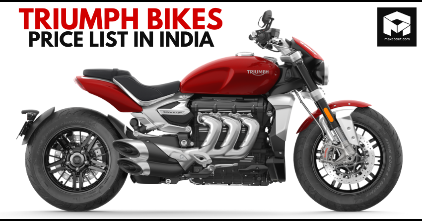 Latest Triumph Bikes Price List in India