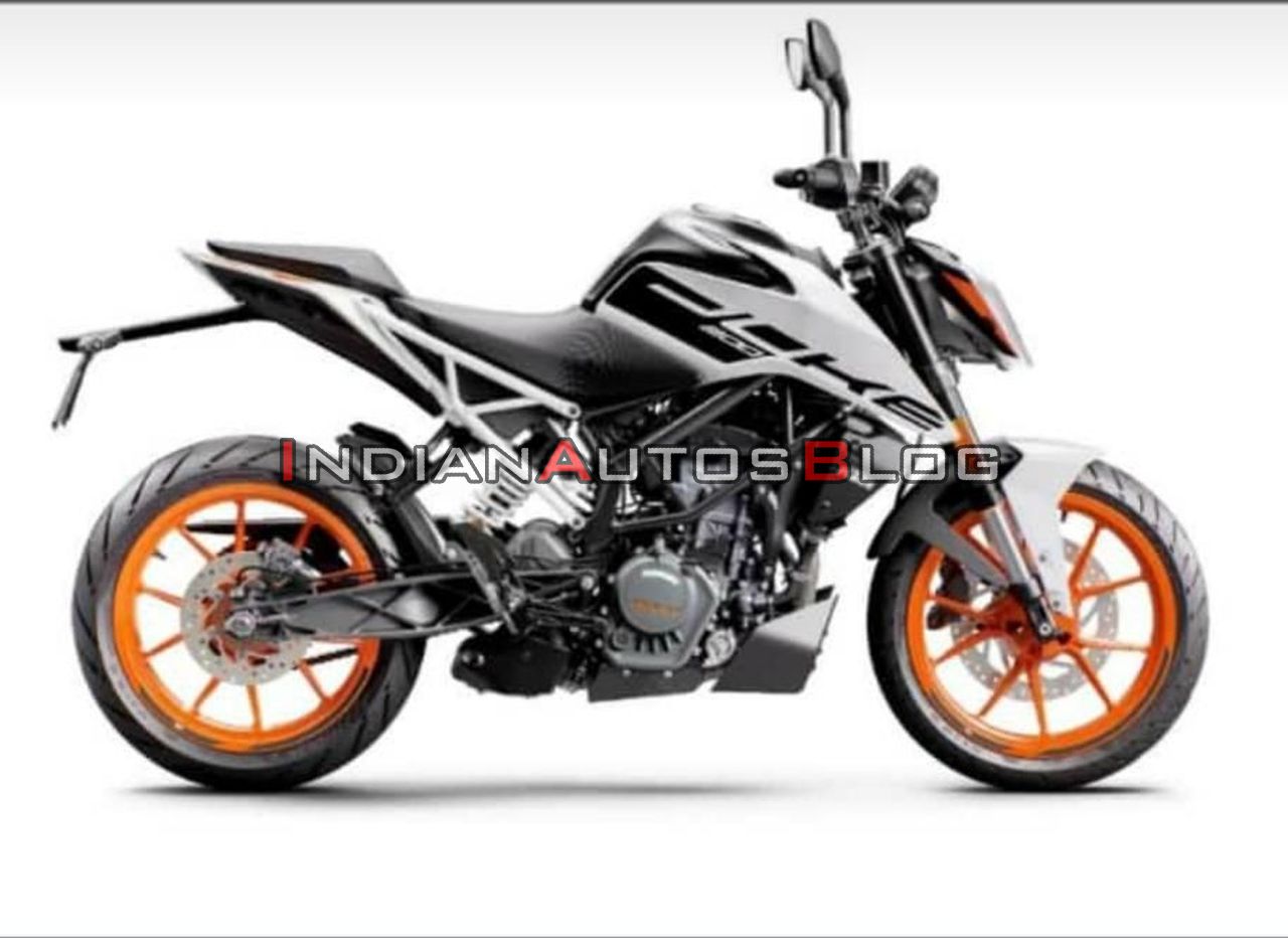 BS6 2020 KTM Duke 200 Official Images Leaked Ahead of Launch - background