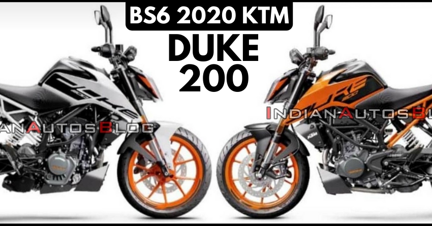 BS6 2020 KTM Duke 200 Official Images Leaked Ahead of Launch