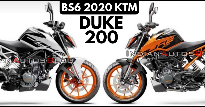 BS6 2020 KTM Duke 200 Official Images Leaked
