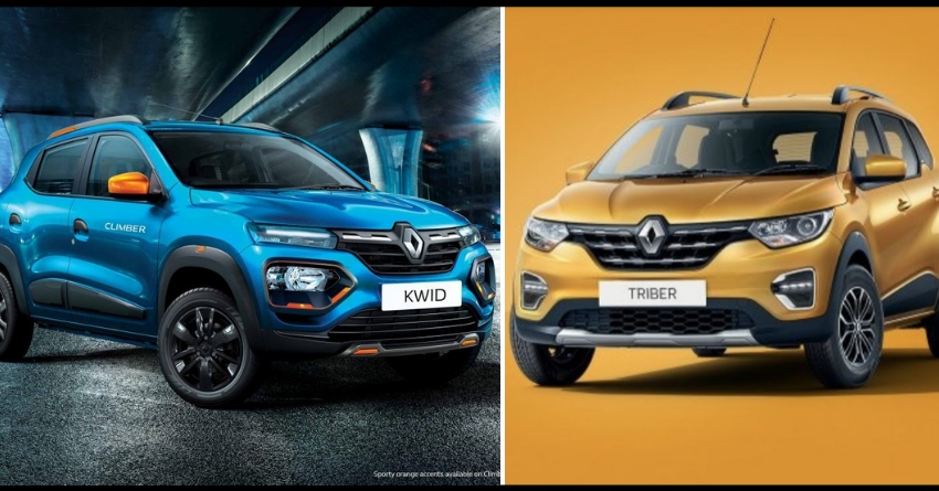 BS6 Renault KWID and Triber Launched in India [Full Price List]