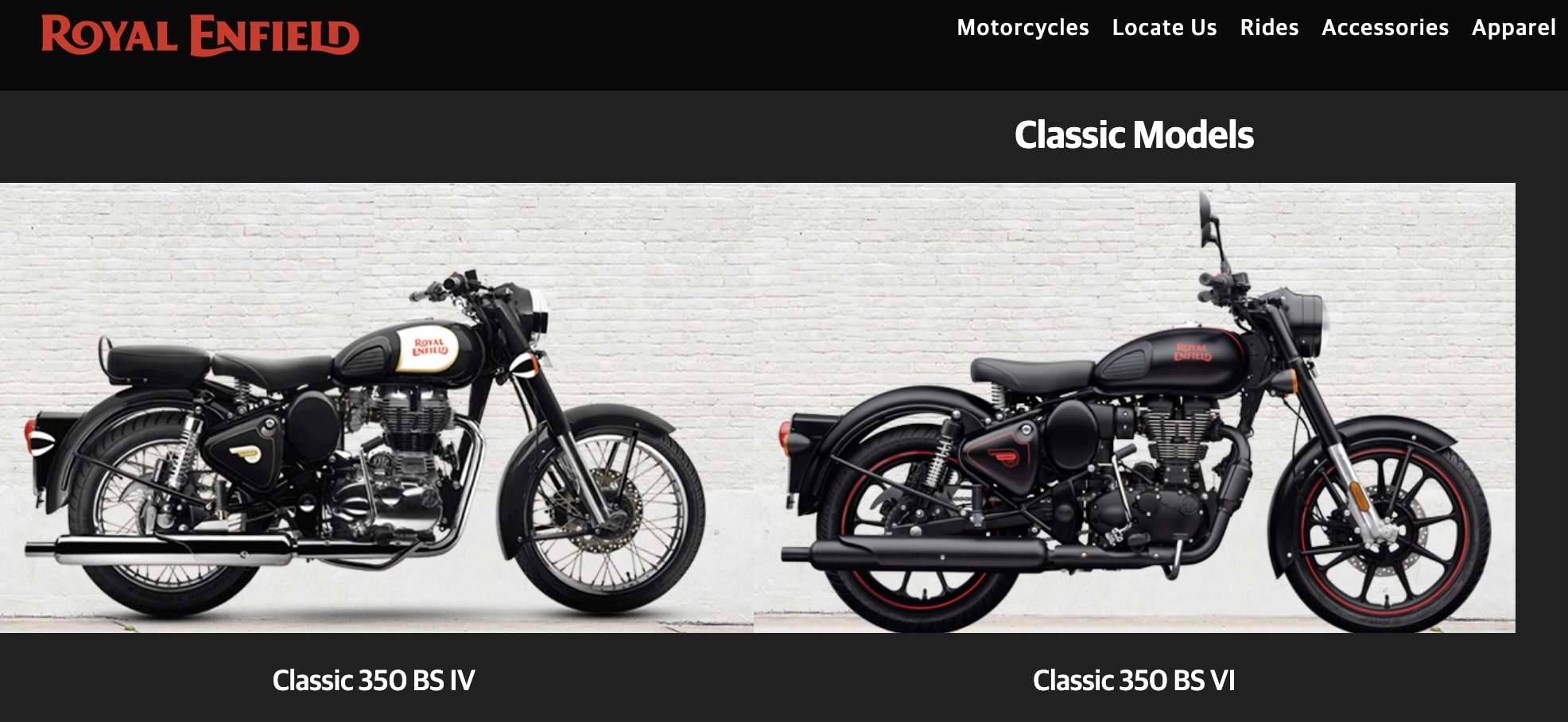 500cc Royal Enfield Classic Series Discontinued