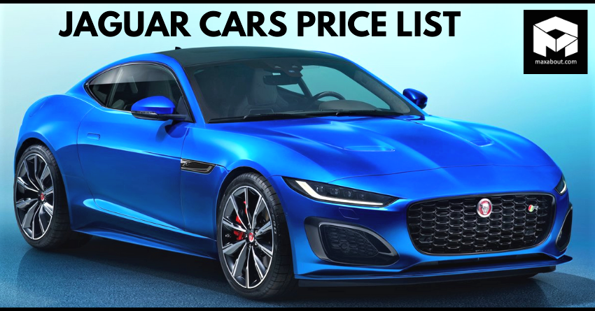 Latest Jaguar Cars & SUVs Price List