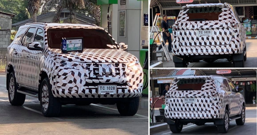 Next-Gen Toyota Fortuner Spotted Testing for the First Time