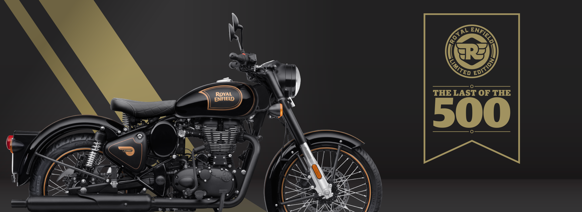 Royal Enfield Classic 500 Tribute Black Officially Announced - close-up