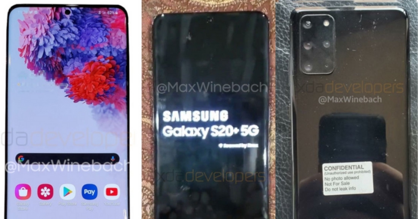 Live Photos: Samsung Galaxy S20+ 5G Smartphone Spotted