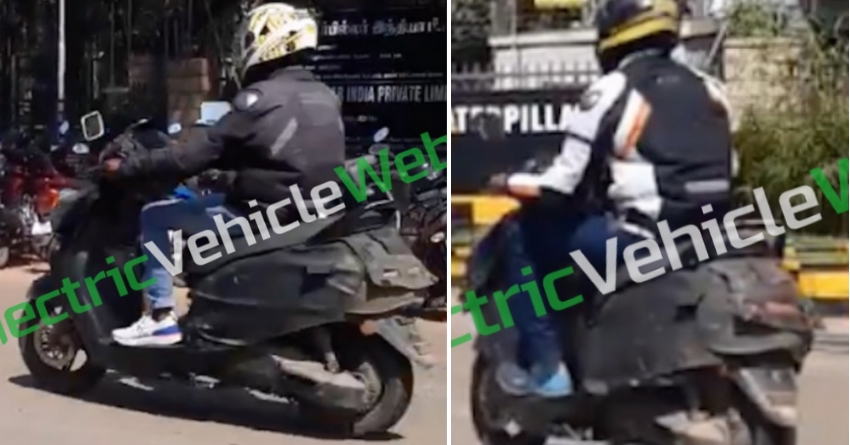 TVS Electric Scooter Spotted; To Rival New Bajaj Chetak