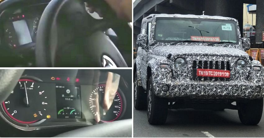 2020 Mahindra Thar Exhaust Sound and Instrument Cluster Revealed