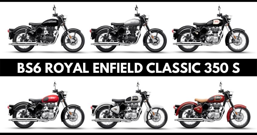 BS6 Royal Enfield Classic 350 S Listed on the Official Website