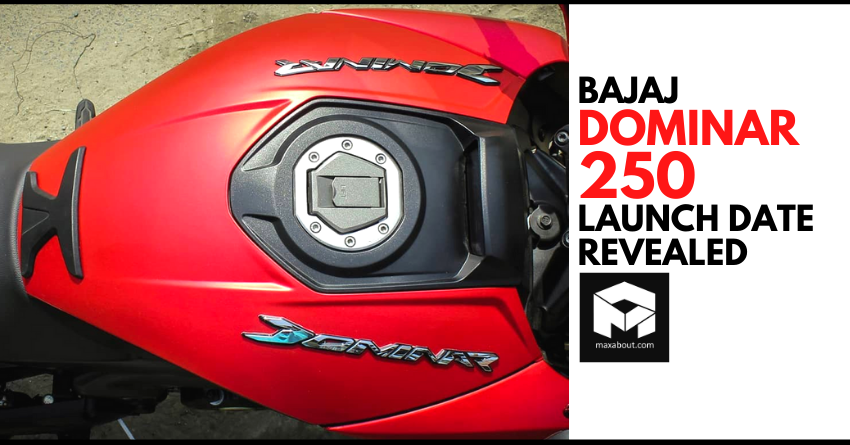Bajaj Dominar 250 Launch Date Revealed; To Rival Suzuki Gixxer 250