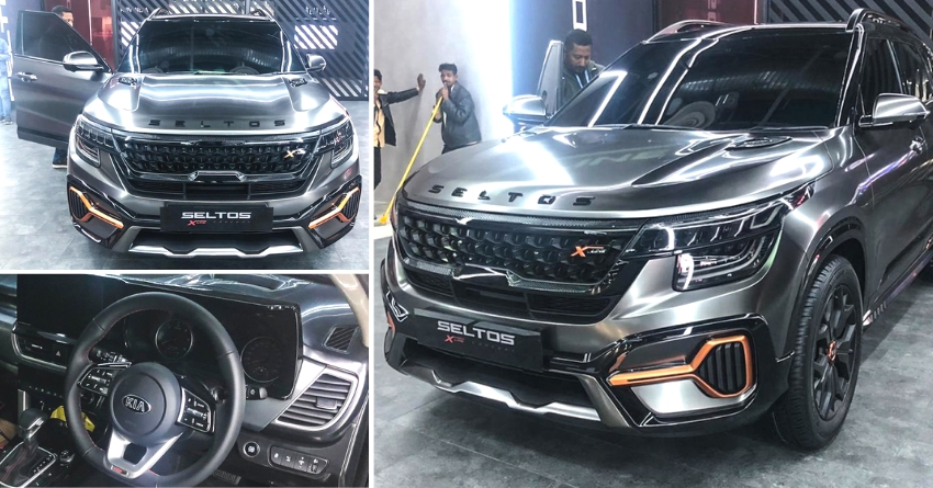 Kia Seltos X-Line SUV Revealed at Auto Expo 2020